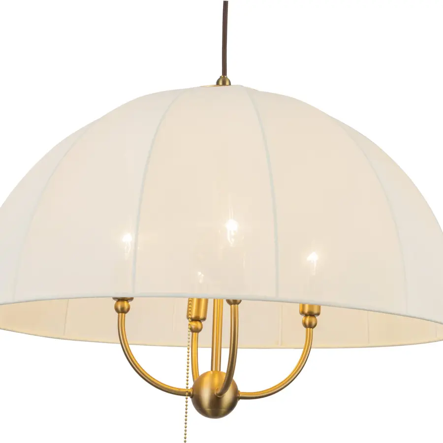 Crosby 24-Inch Pendant in Brushed Gold - Image 3