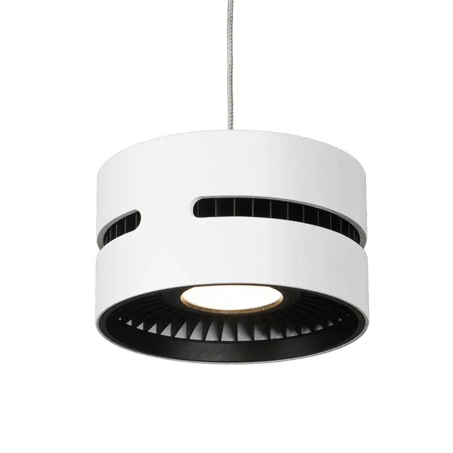 Oxford 5-Inch LED Pendant in White - Image 6