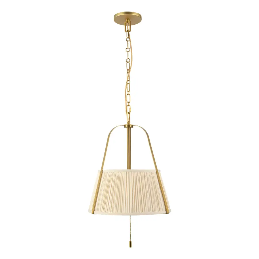 Scout 13-Inch Pendant in Matte Black with Blue Linen Shade - Image 34
