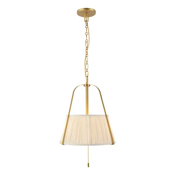 Scout 13-Inch Pendant in Matte Black with Blue Linen Shade - Image 35