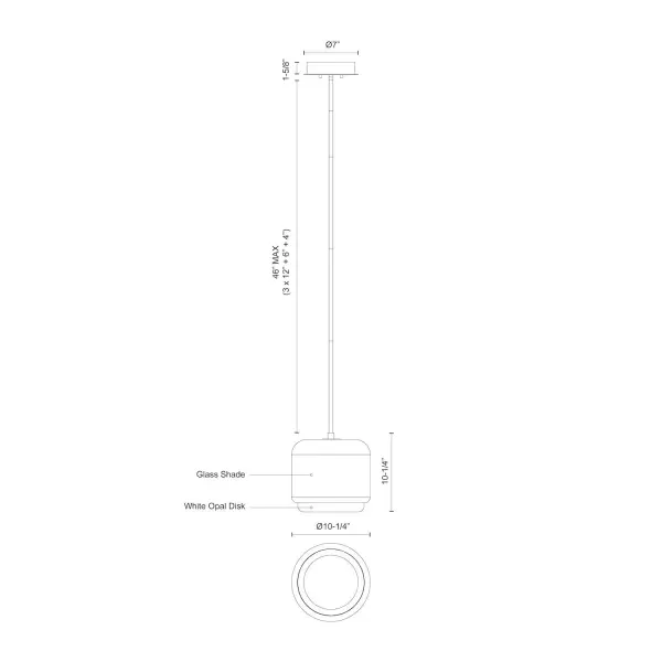 Enkel 10-Inch Pendant Light - Image 9