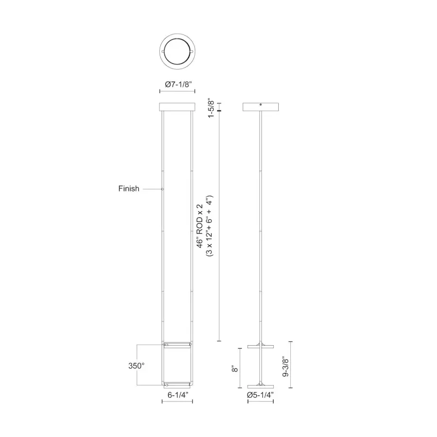 Novel 8-Inch Pendant Light - Image 7