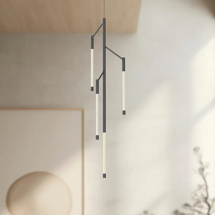 Motif 38-Inch Pendant Light in Matte Black - Image 6