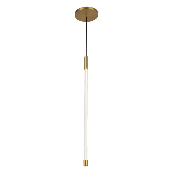 Motif 21-Inch Pendant Light in Brushed Gold - Image 2