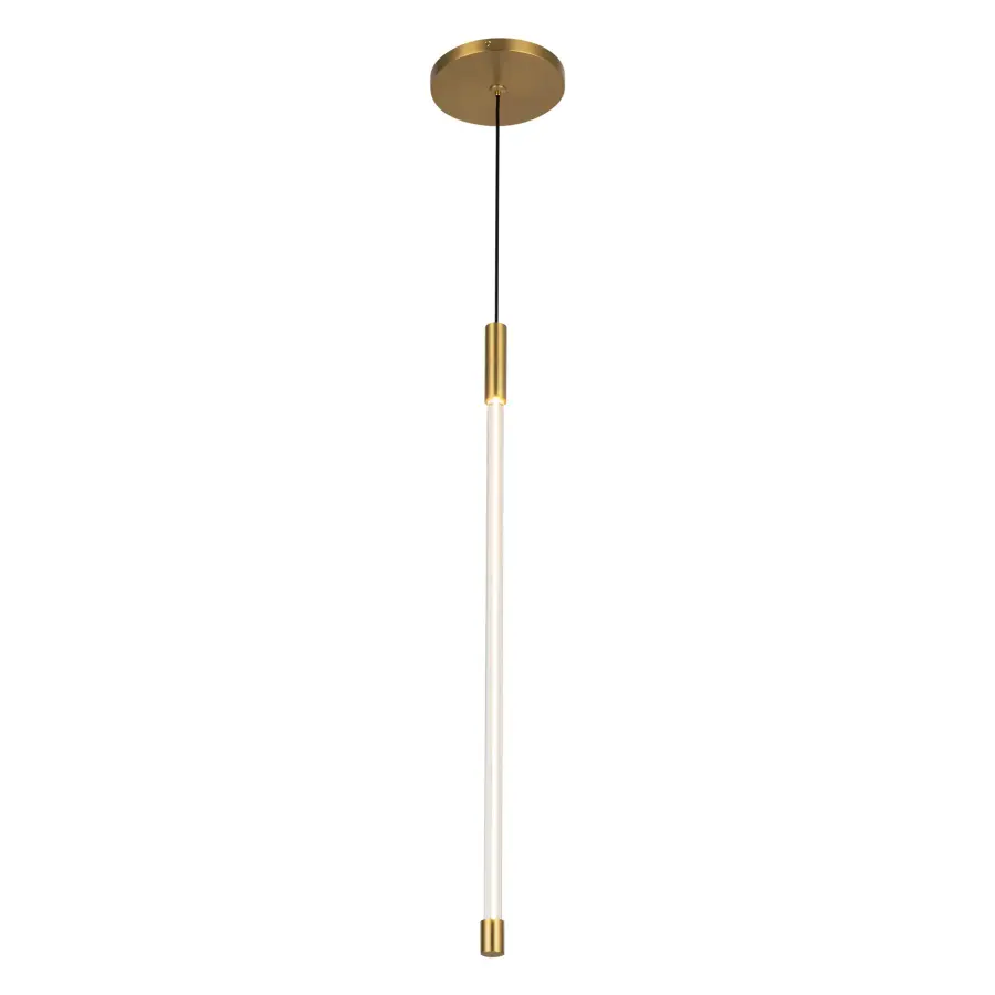 Motif 21-Inch Pendant Light in Brushed Gold - Image 2