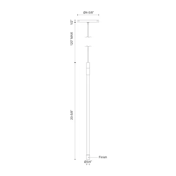 Motif 21-Inch Pendant Light in Brushed Gold - Image 19