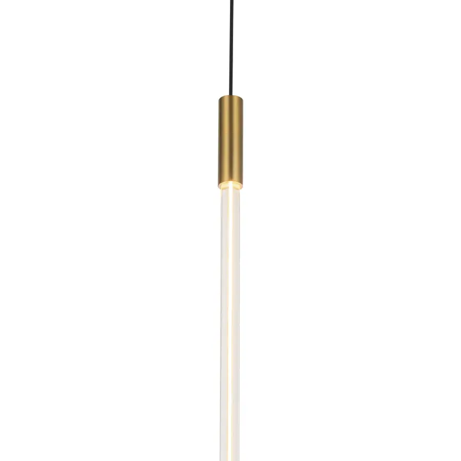 Motif 21-Inch Pendant Light in Brushed Gold - Image 3
