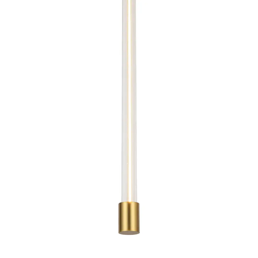 Motif 21-Inch Pendant Light in Brushed Gold - Image 4
