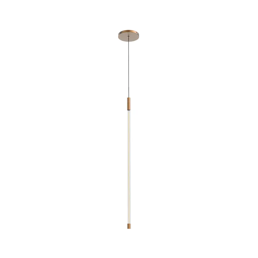 Motif 27-Inch Pendant Light in Brushed Gold - Image 1