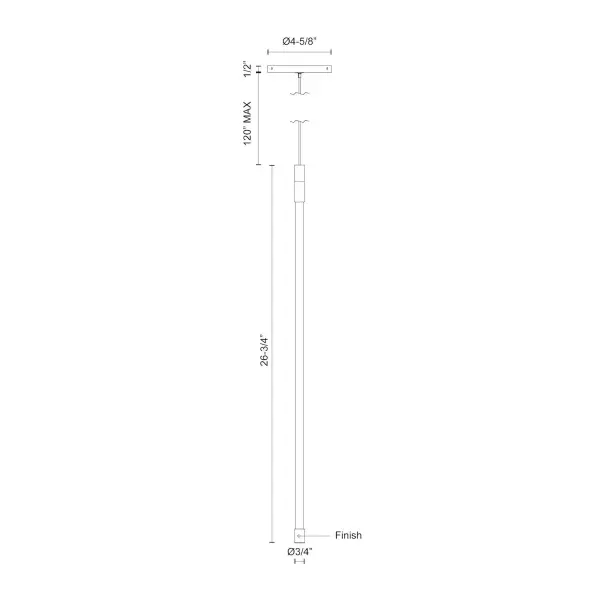 Motif 27-Inch Pendant Light in Brushed Gold - Image 20
