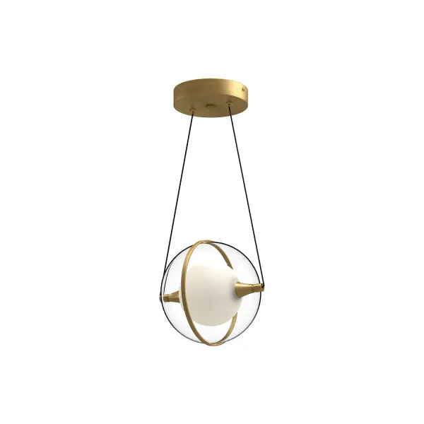 Aries 8-Inch Pendant in Brushed Gold - Image 17