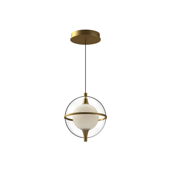 Aries 8-Inch Pendant in Brushed Gold - Image 18