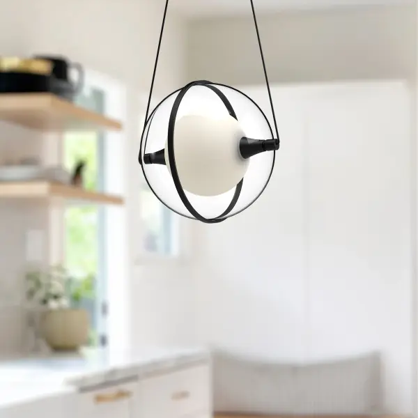 Aries 8-Inch Pendant in Brushed Gold - Image 3