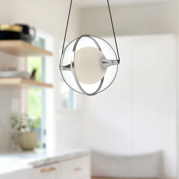 Aries 8-Inch Pendant in Brushed Gold - Image 5