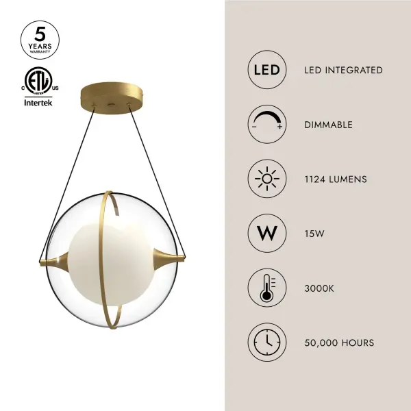 Aries 12-Inch Pendant Light - Image 16