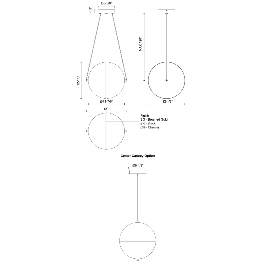 Aries 12-Inch Pendant Light - Image 18