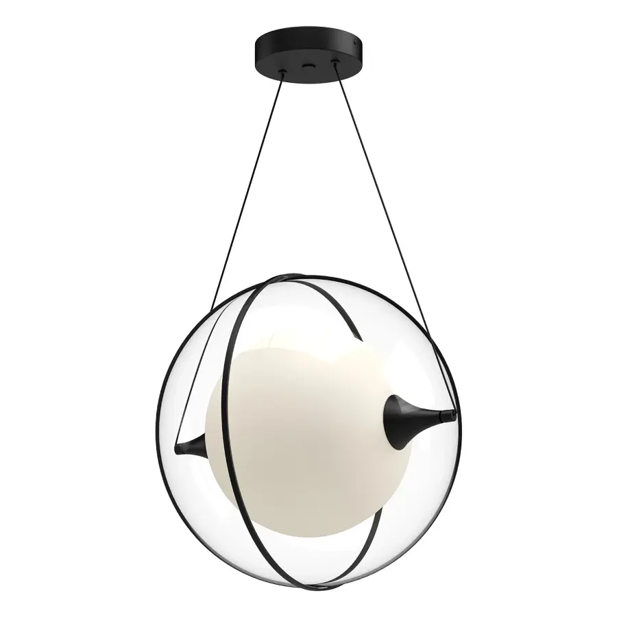 Aries 16" Matte Black Pendant - Image 3