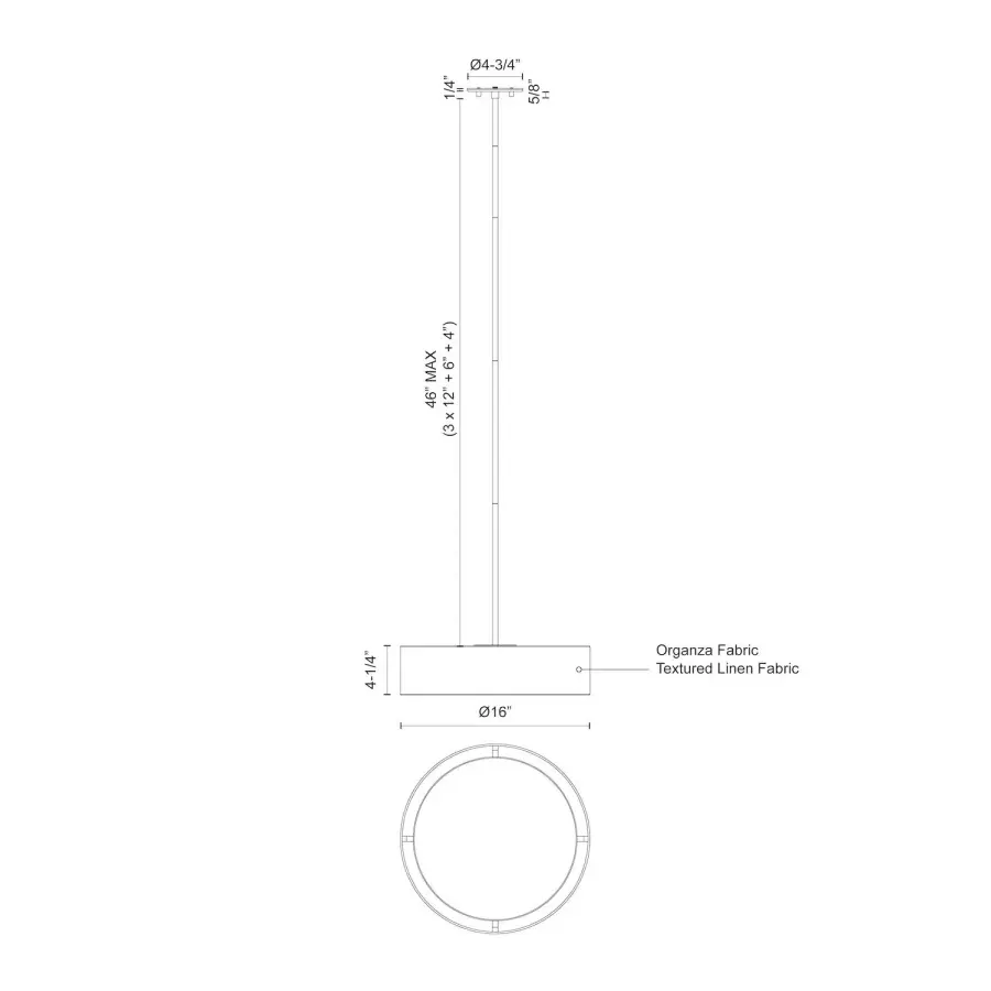 Dalton 16" Pendant Light - Image 24