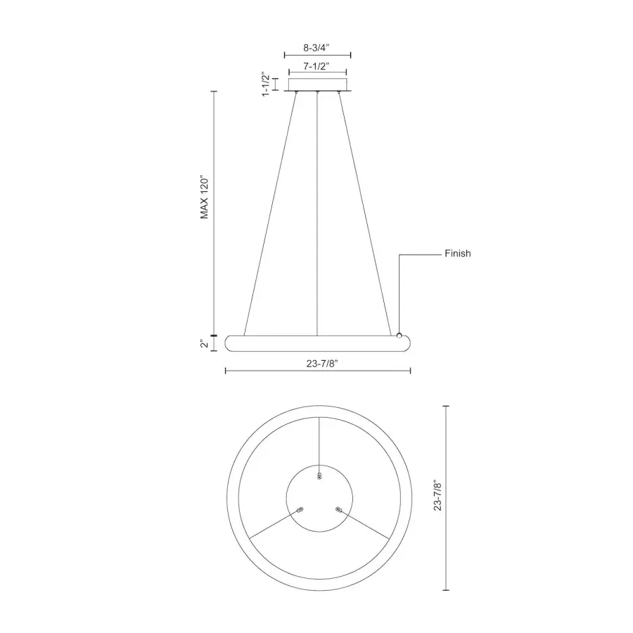Cumulus Minor 24" Pendant Light - Image 3