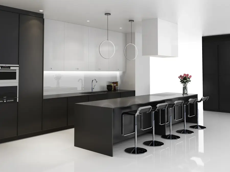 Cirque 24-Inch Pendant Light in Matte Black - Image 2