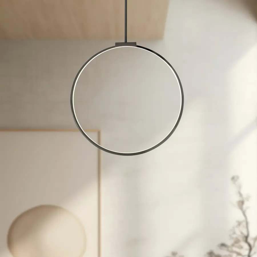 Cirque 24-Inch Pendant Light in Matte Black - Image 7