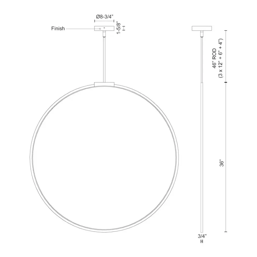 Cirque 36-Inch Pendant Light - Image 12
