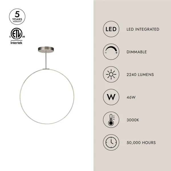 Cirque 36-Inch Pendant Light - Image 9