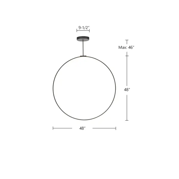 Cirque 48-Inch Pendant Light - Image 11