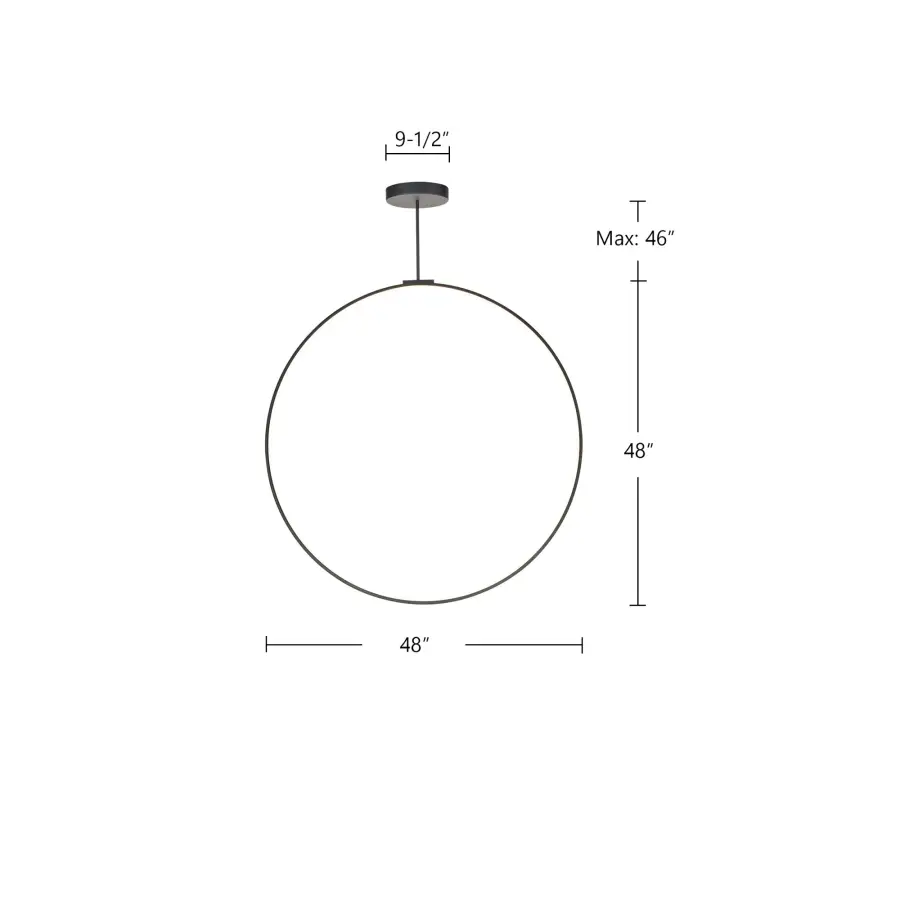 Cirque 48-Inch Pendant Light - Image 11
