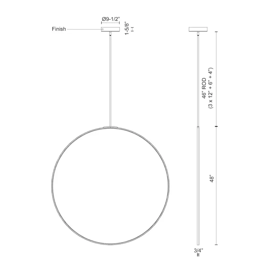 Cirque 48-Inch Pendant Light - Image 12