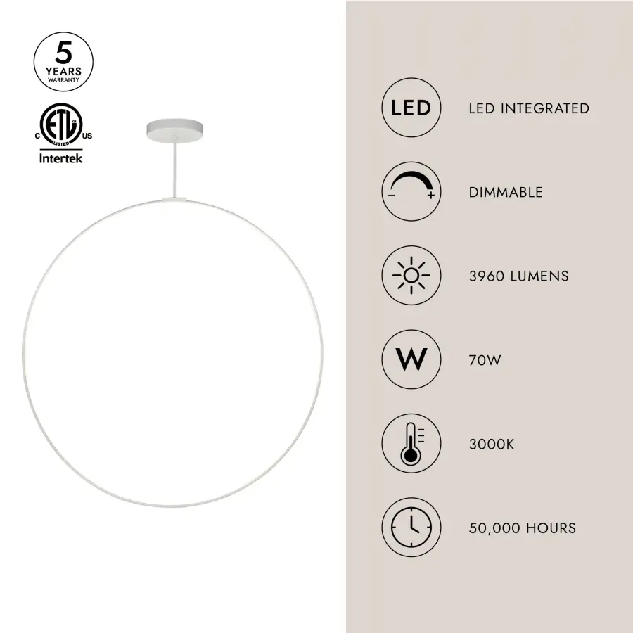 Cirque 60-Inch Pendant Light - Image 8
