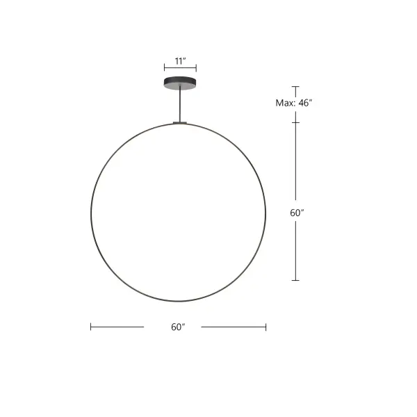 Cirque 60-Inch Pendant Light - Image 10