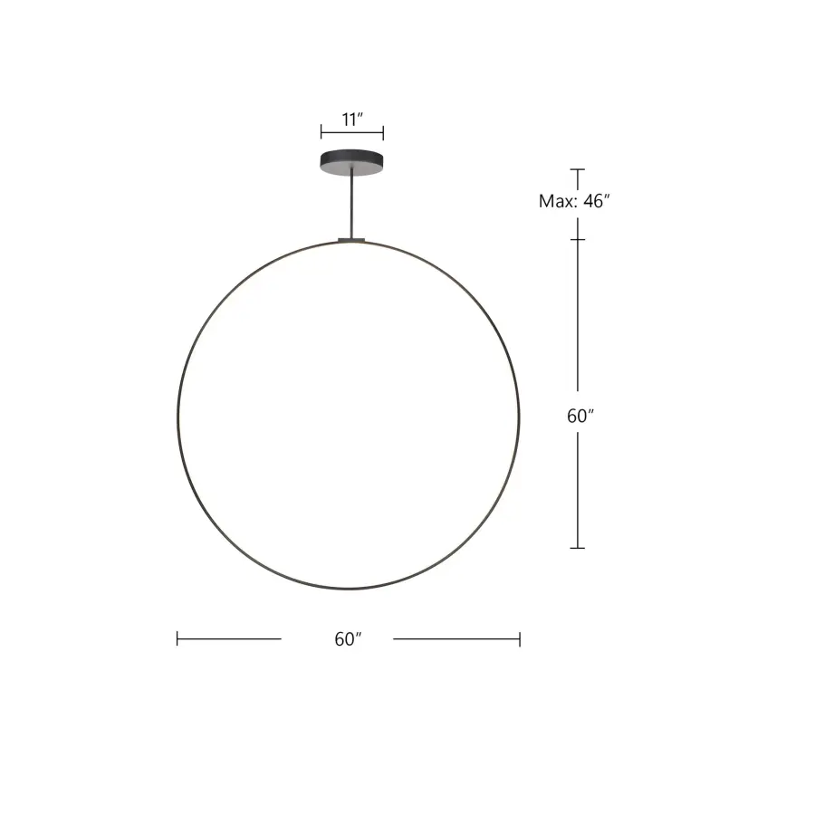 Cirque 60-Inch Pendant Light - Image 10
