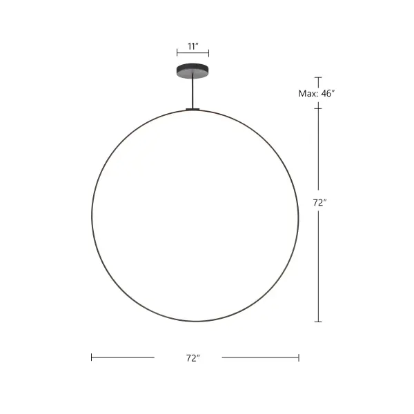 Cirque 72-Inch Pendant Light - Image 5