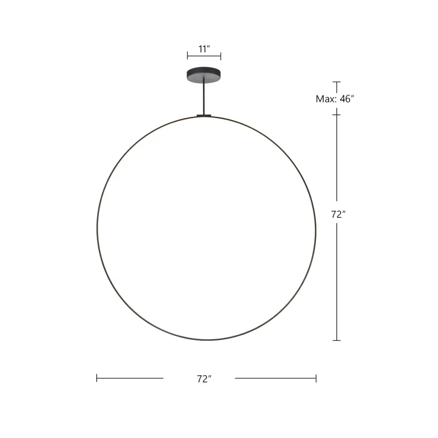 Cirque 72-Inch Pendant Light - Image 5
