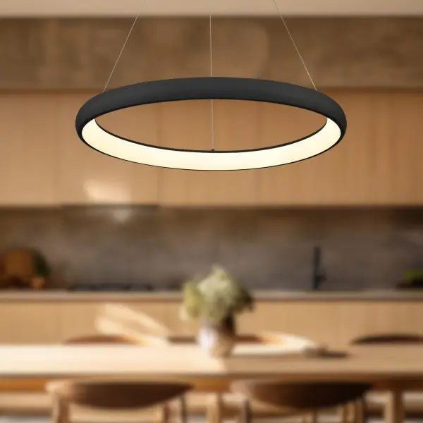 Cortana 32-Inch White Pendant Light - Image 4