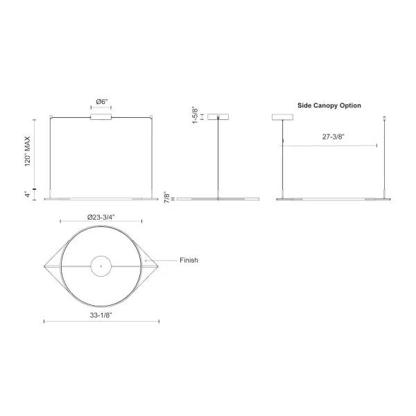Serif 36-Inch Pendant Light - Image 3