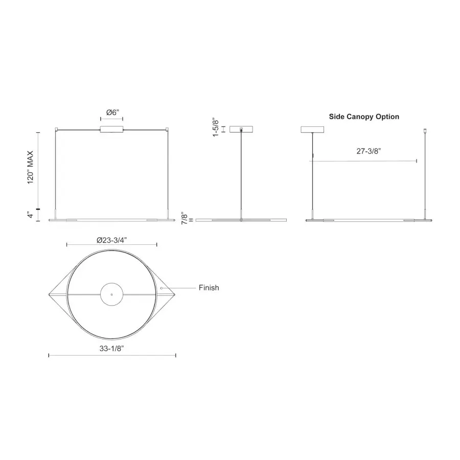 Serif 36-Inch Pendant Light - Image 3