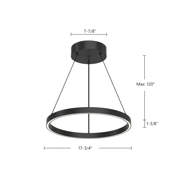 Cerchio 18-Inch Pendant Light - Image 12