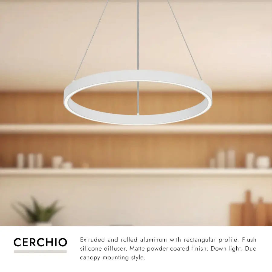Cerchio 18-Inch Pendant Light - Image 9