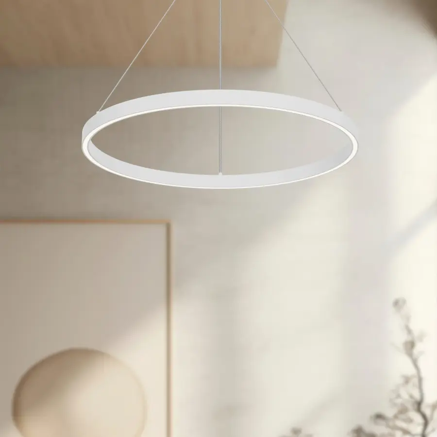 Sleek Modern Linear Pendant with Integrated LED Technology - Image 7