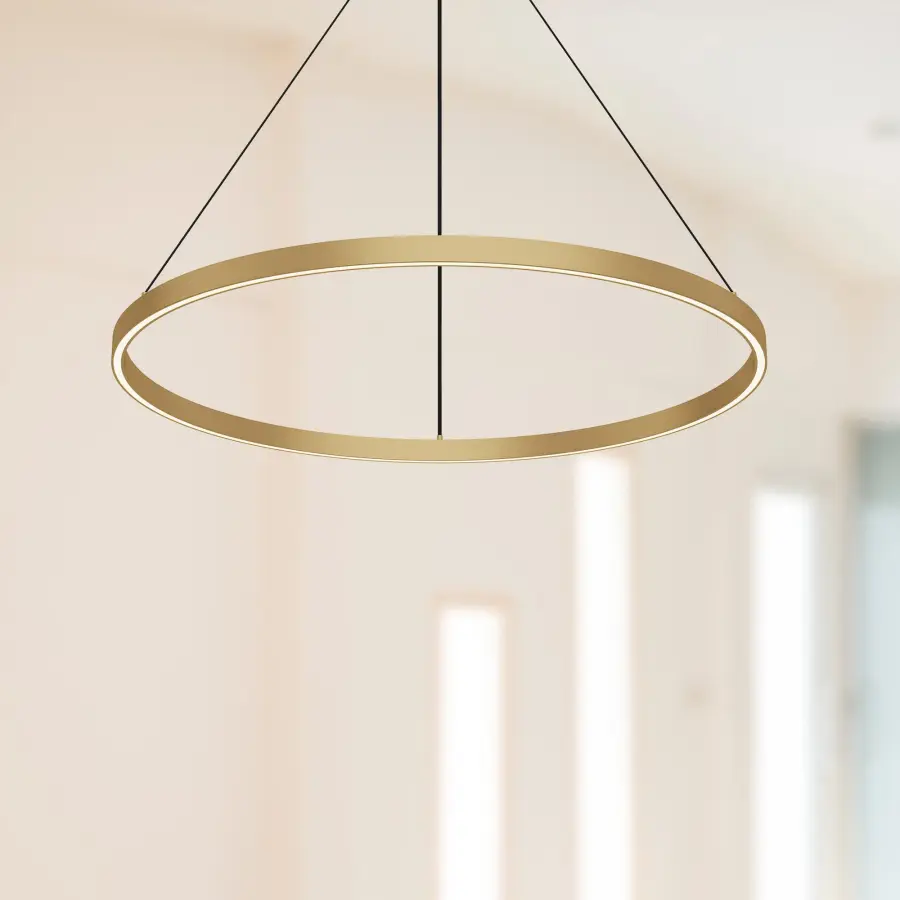 Sleek 32-Inch Linear Pendant with Integrated LED and Modern Design - Image 4