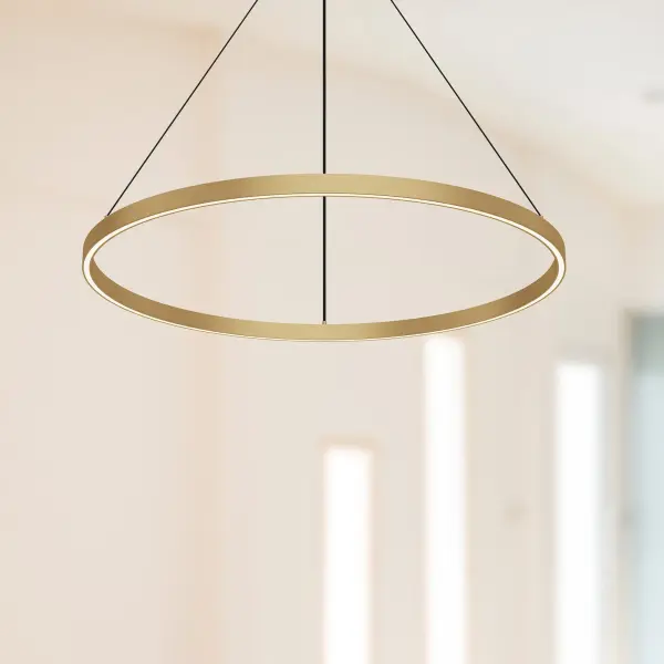 Sleek 32-Inch Linear Pendant with Integrated LED and Modern Design - Image 6
