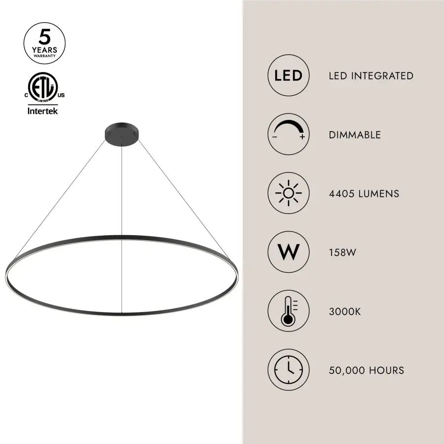 Cerchio 72-Inch Linear Pendant - Image 12