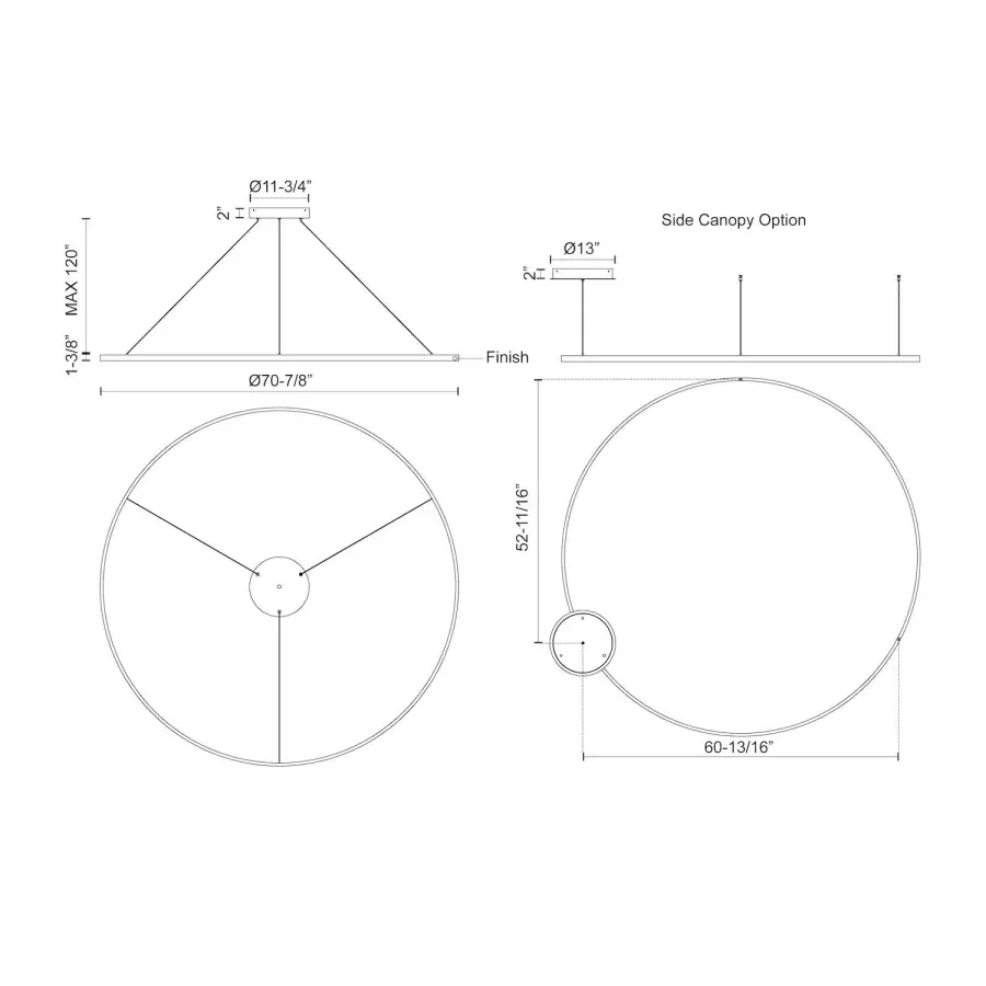 Cerchio 72-Inch Linear Pendant - Image 15