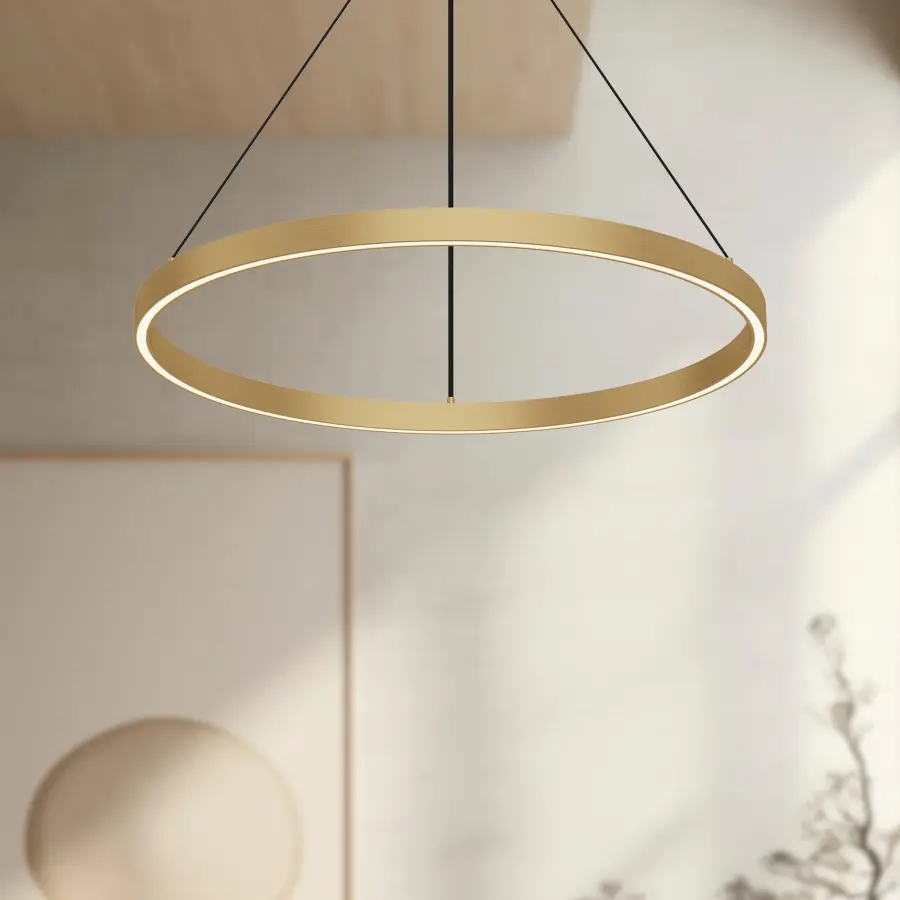 Sleek Linear Pendant with Sophisticated Up/Down Lighting - Image 4
