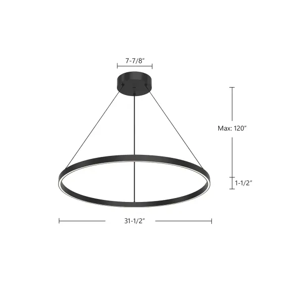 Cerchio 32-Inch Up/Down Pendant - Image 12