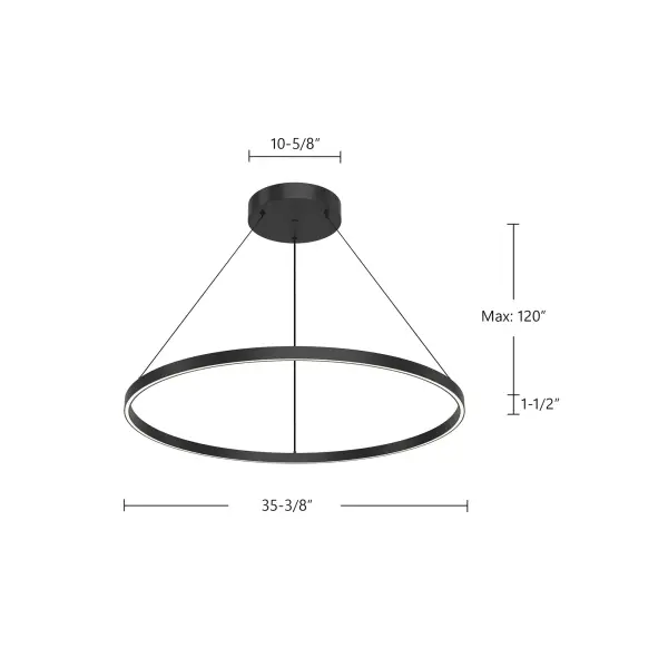 Cerchio 36" Up/Down Pendant - Image 16