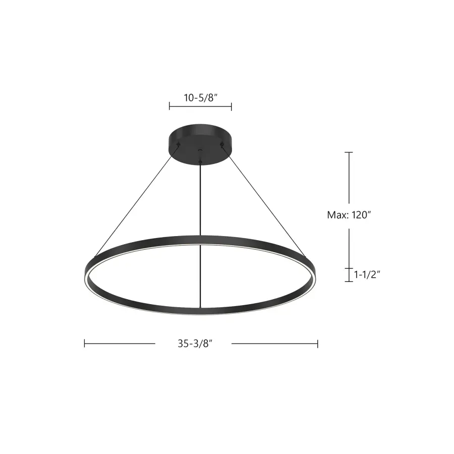 Cerchio 36" Up/Down Pendant - Image 16