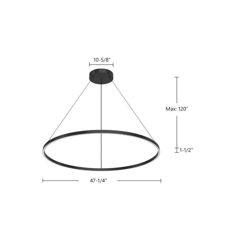 Cerchio 48" Up/Down Pendant - Image 13